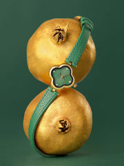 The Bloom Dial Watch - Emerald Green