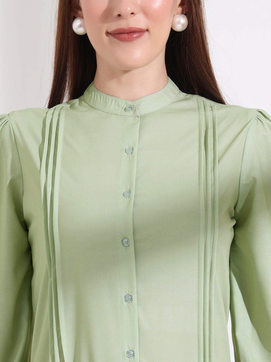 womens pleated formal shirts 4