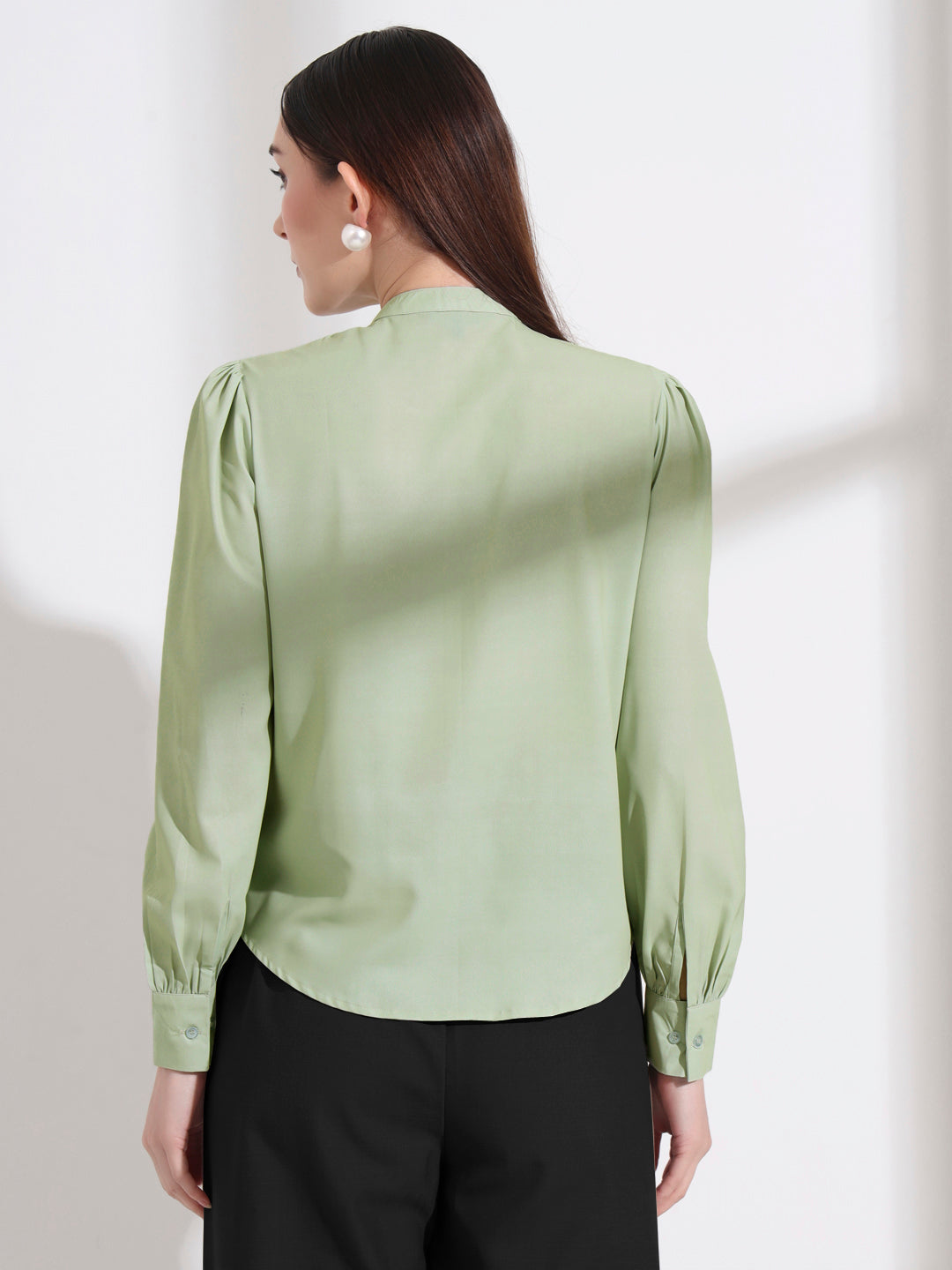 womens pleated formal shirts 4