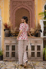 KETRI COTTON FLORAL PRINTED CO-ORD SET