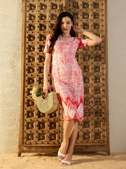 Pencil Fit Midi Dress