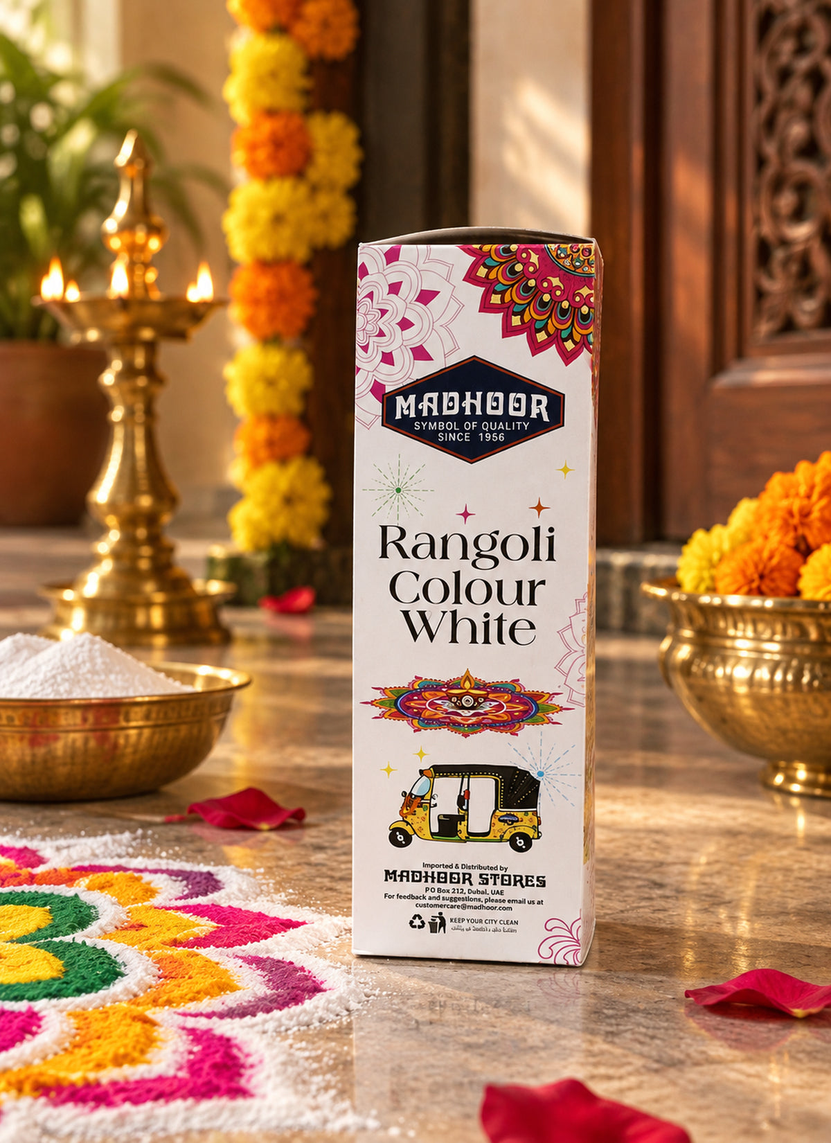 Rangoli Powder White 250gm 1 Piece