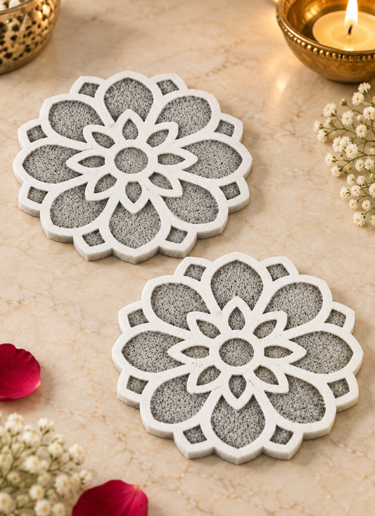 Floating Foam Rangoli Stencil 4 Inches 1 Piece