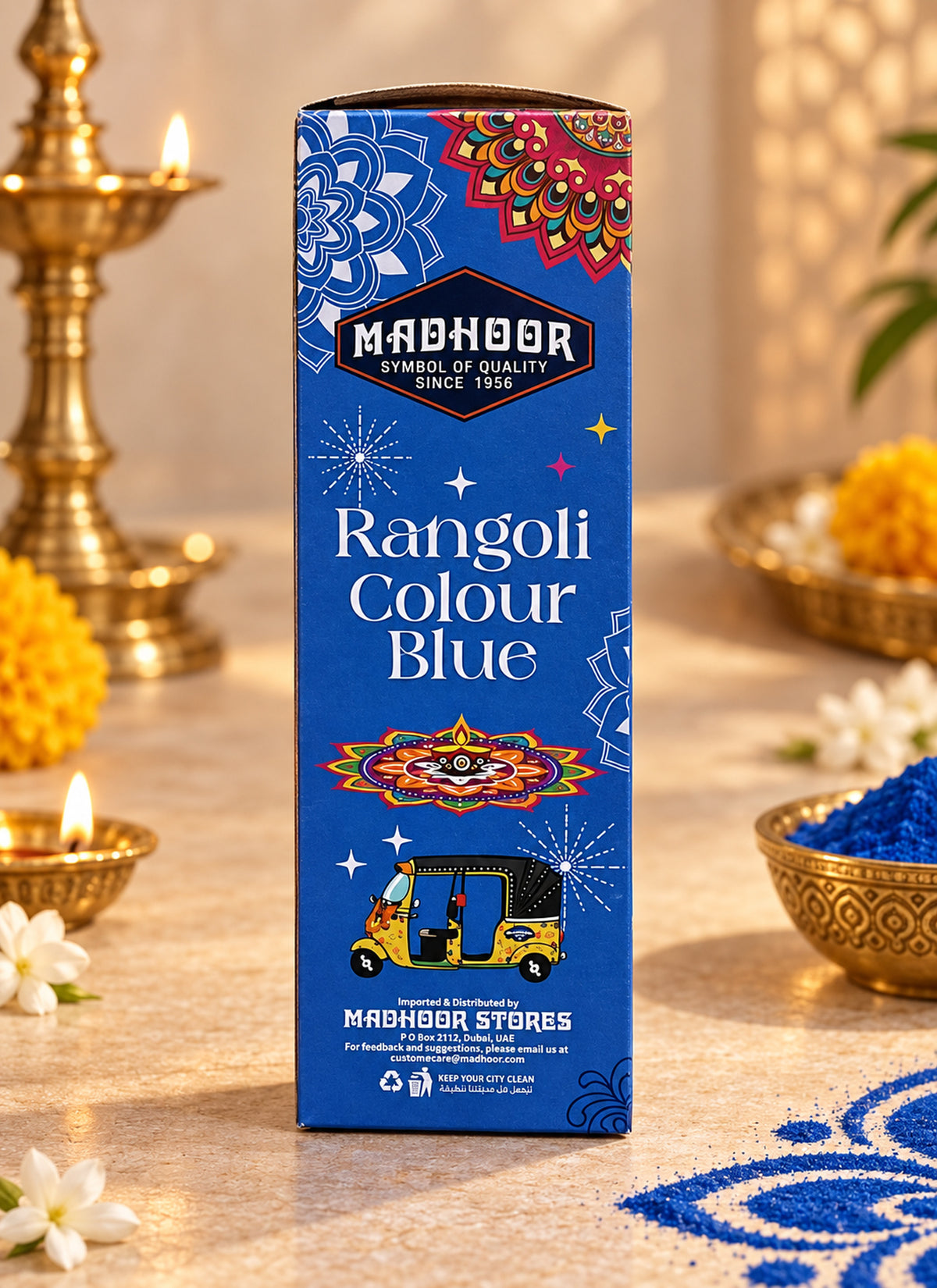 Rangoli Powder Blue 250gm 1 Piece