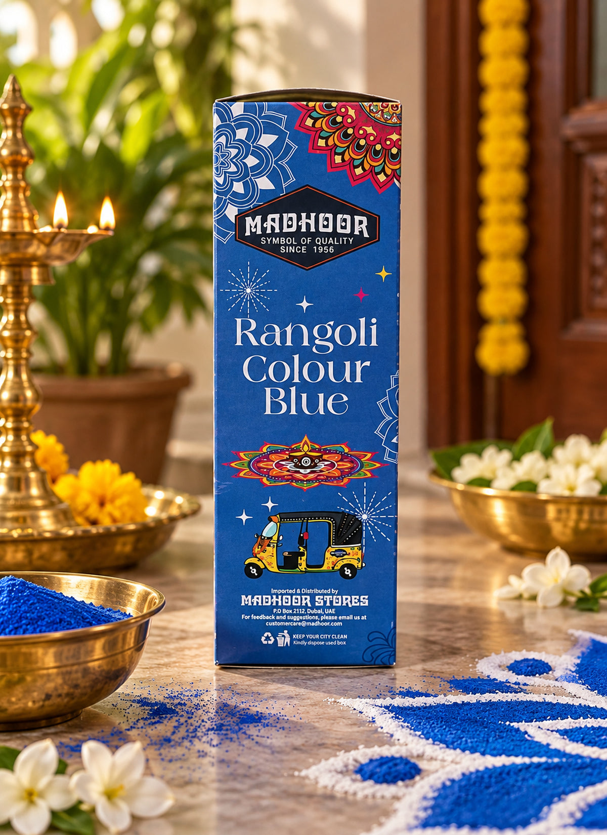 Rangoli Powder Blue 250gm 1 Piece