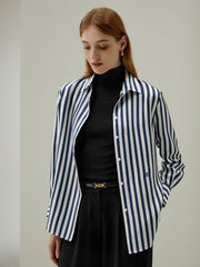 Modestt-Striped Print  top and skirt  co-ord set