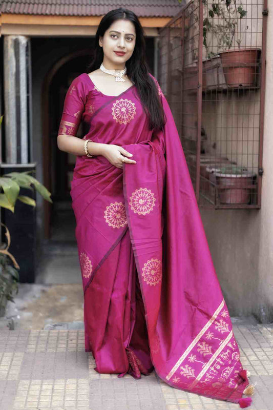 Soft Poly Silk saree with stylish prints