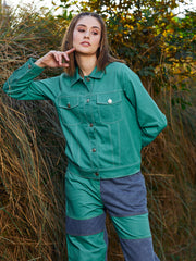 athena women cotton denim jacket