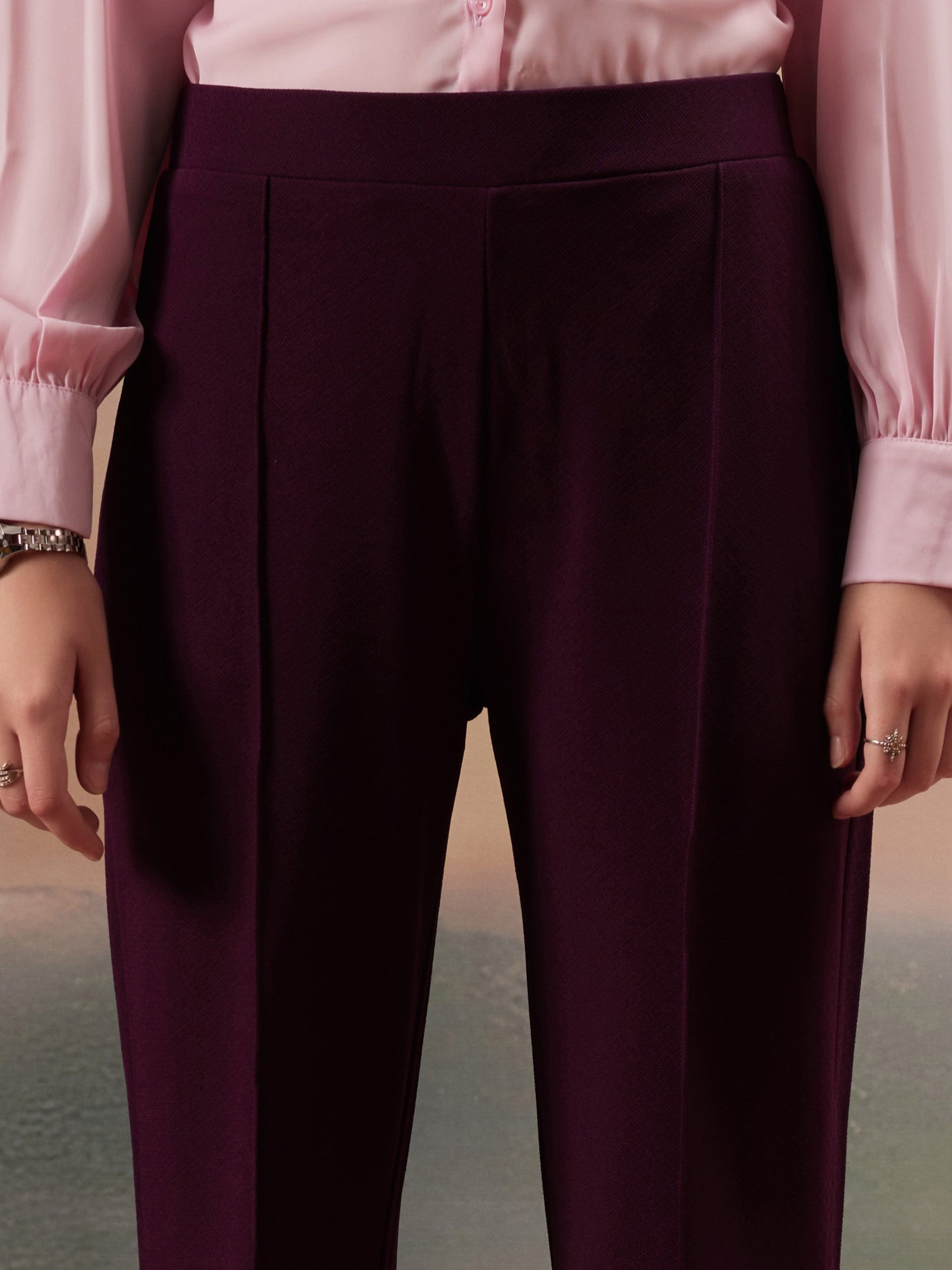 women loose fit high rise trouser copy 2