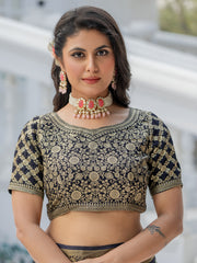 Women's Viscose Silk Woven Design Designer Saree With Blouse Piece