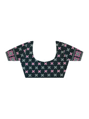 Women's Crepe Printed Designer Saree With Blouse Piece