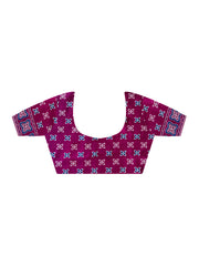 Women's Crepe Printed Designer Saree With Blouse Piece