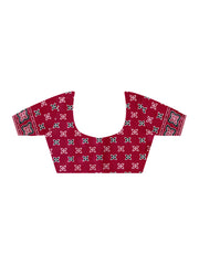 Women's Crepe Printed Designer Saree With Blouse Piece