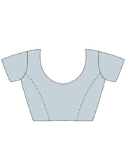 Women's Georgette Metallic Embellished Designer Saree With Blouse Piece