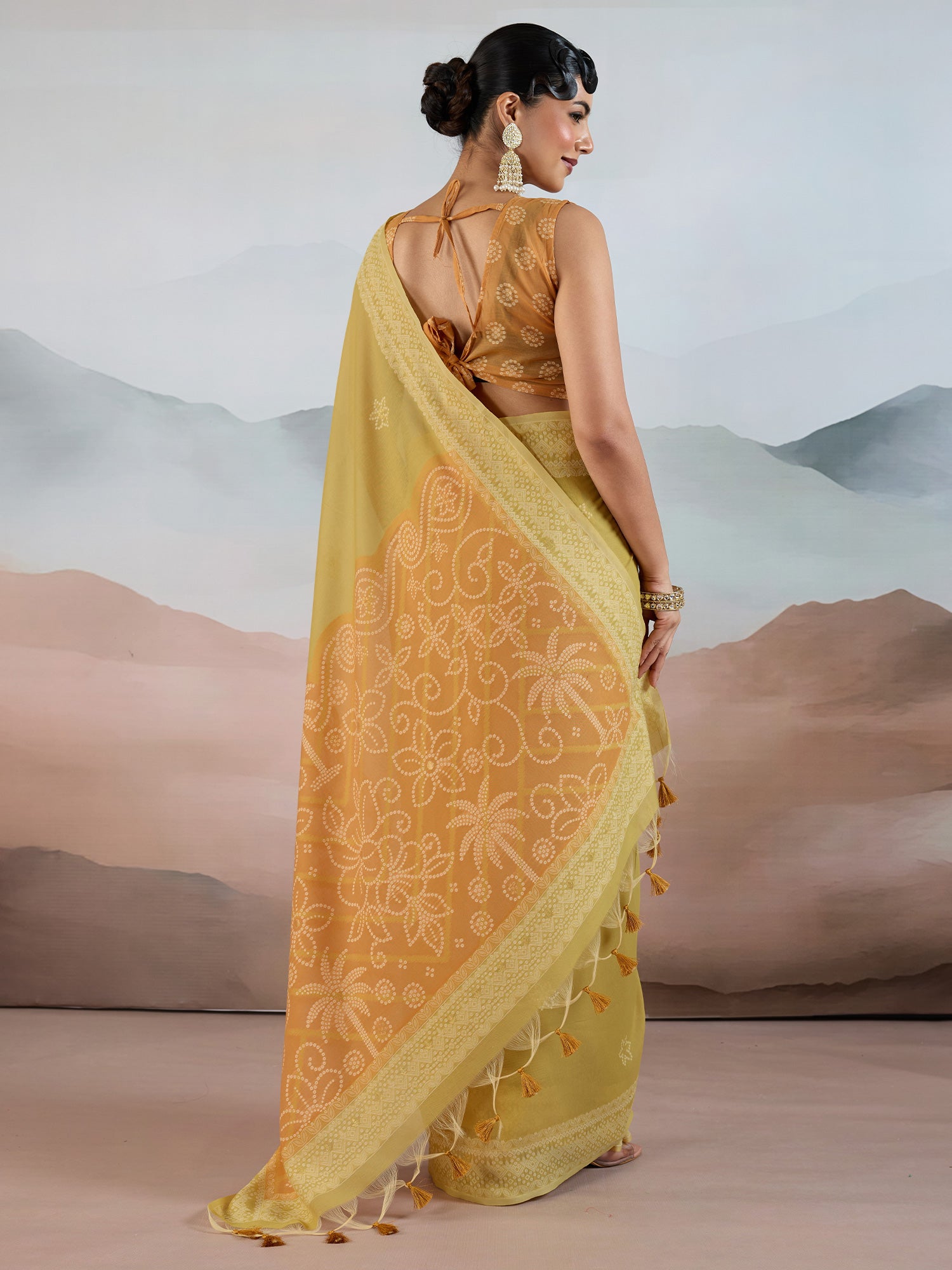Women's Pure Cotton Light Green Woven Design DesignerSaree With Blouse Piece