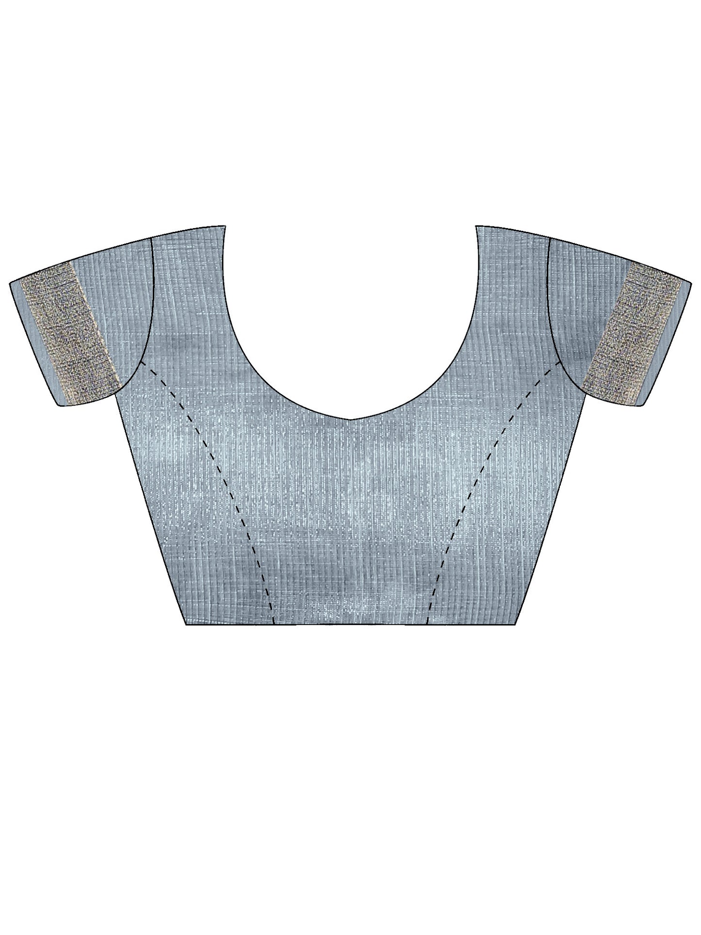 Women's Cotton Silk Grey Digital Print Designer Saree With Blouse Piece