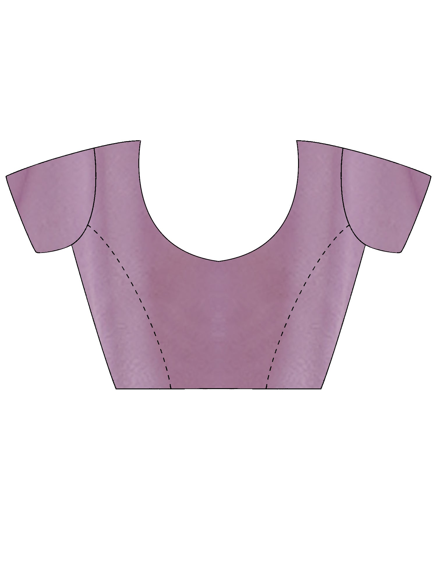 Women's Satin Lavender Solid Designer Saree With Blouse Piece