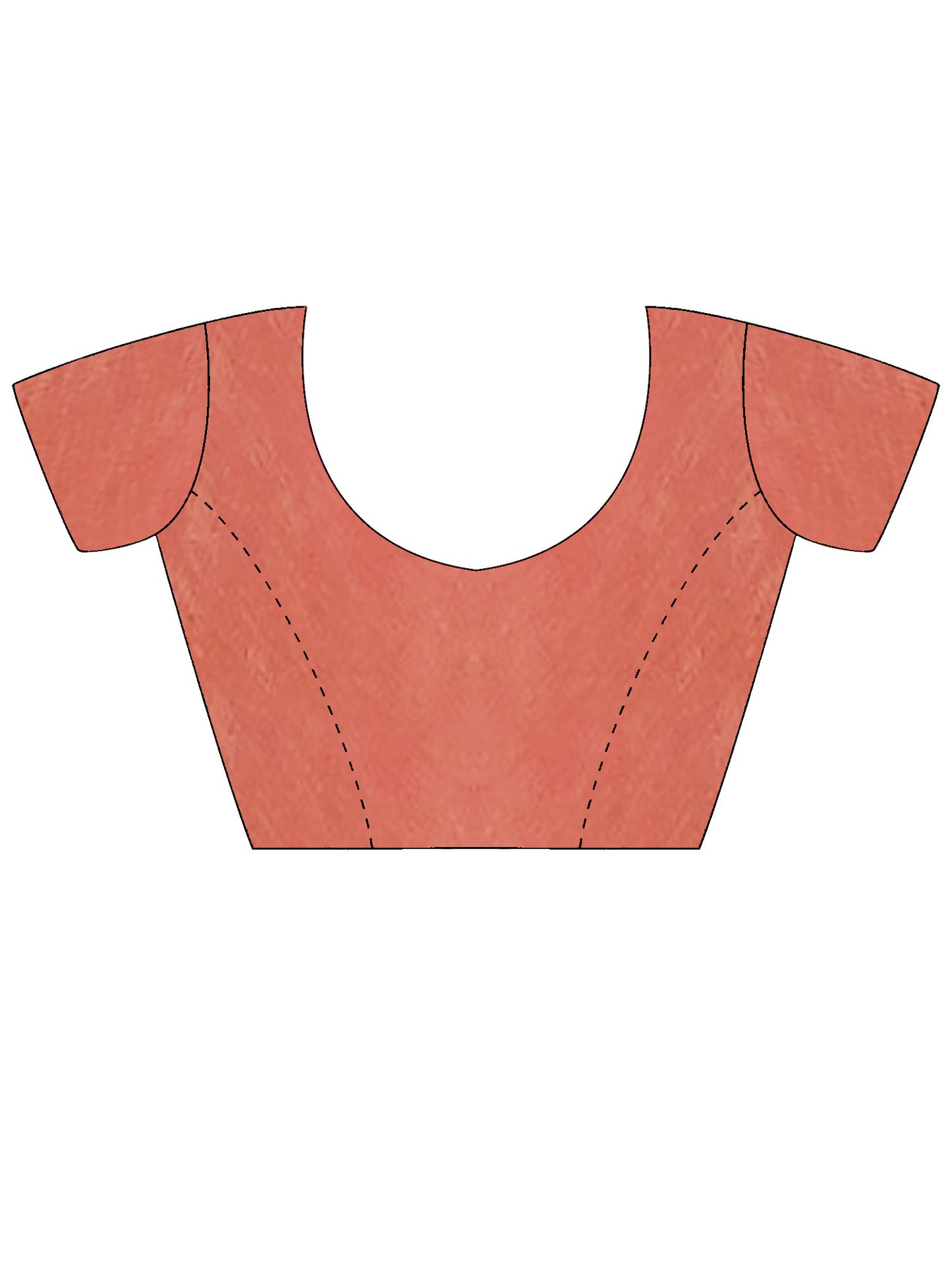 Women's Satin Peach Embellished Designer Saree With Blouse Piece