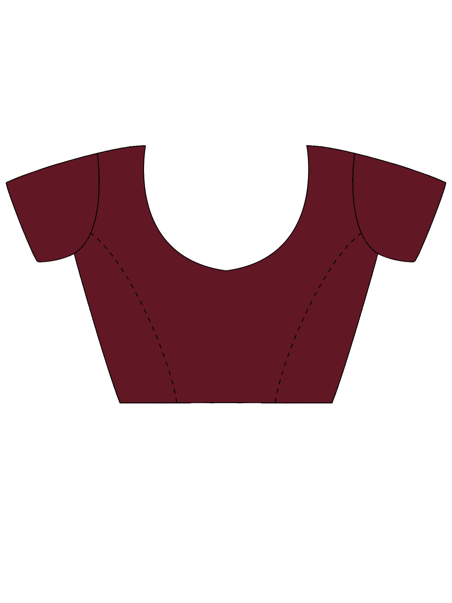 Women's Satin Burgundy Embellished Designer Saree With Blouse Piece