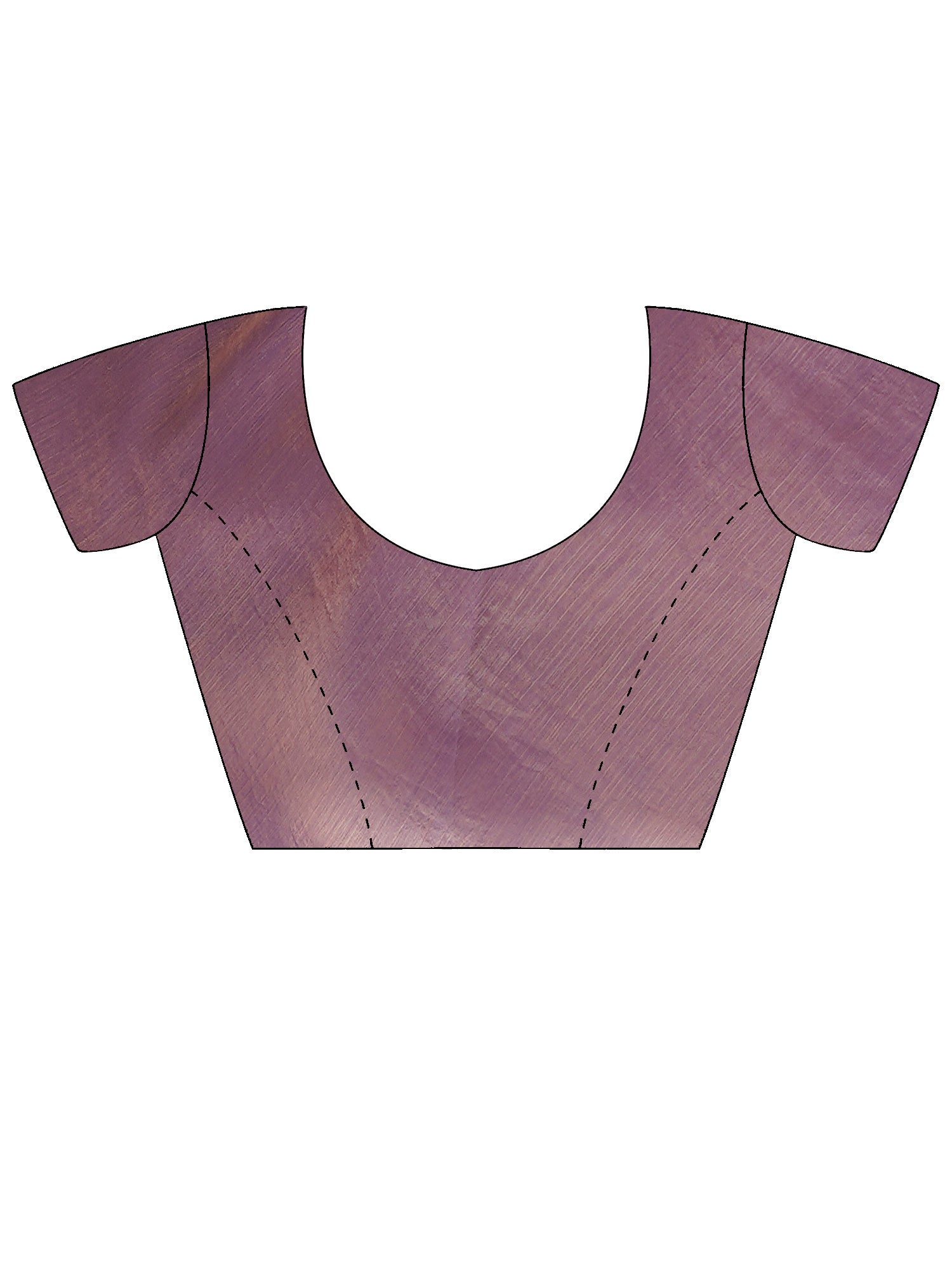 Women's Satin Lavender Solid Designer Saree With Blouse Piece