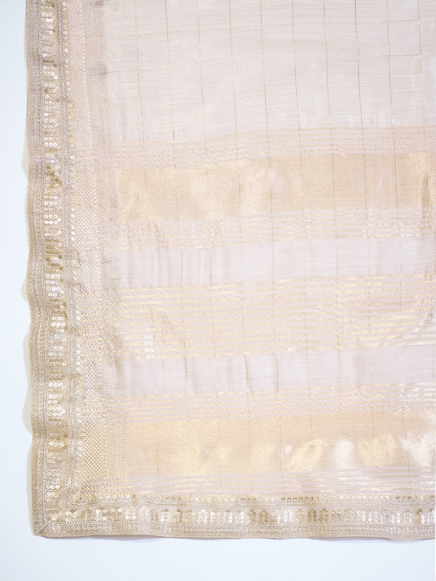 Women's Silk Blend Gold Woven Design Designer Saree With Blouse Piece