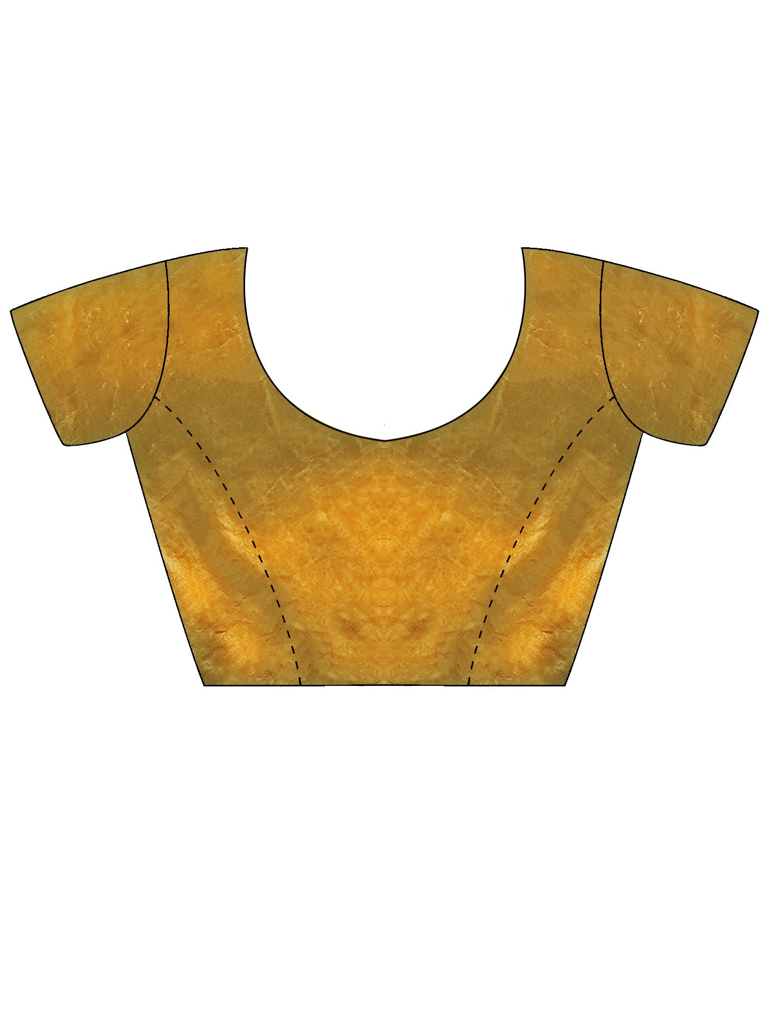 Women's Satin Gold Zari Embroidered Designer Saree With Blouse Piece