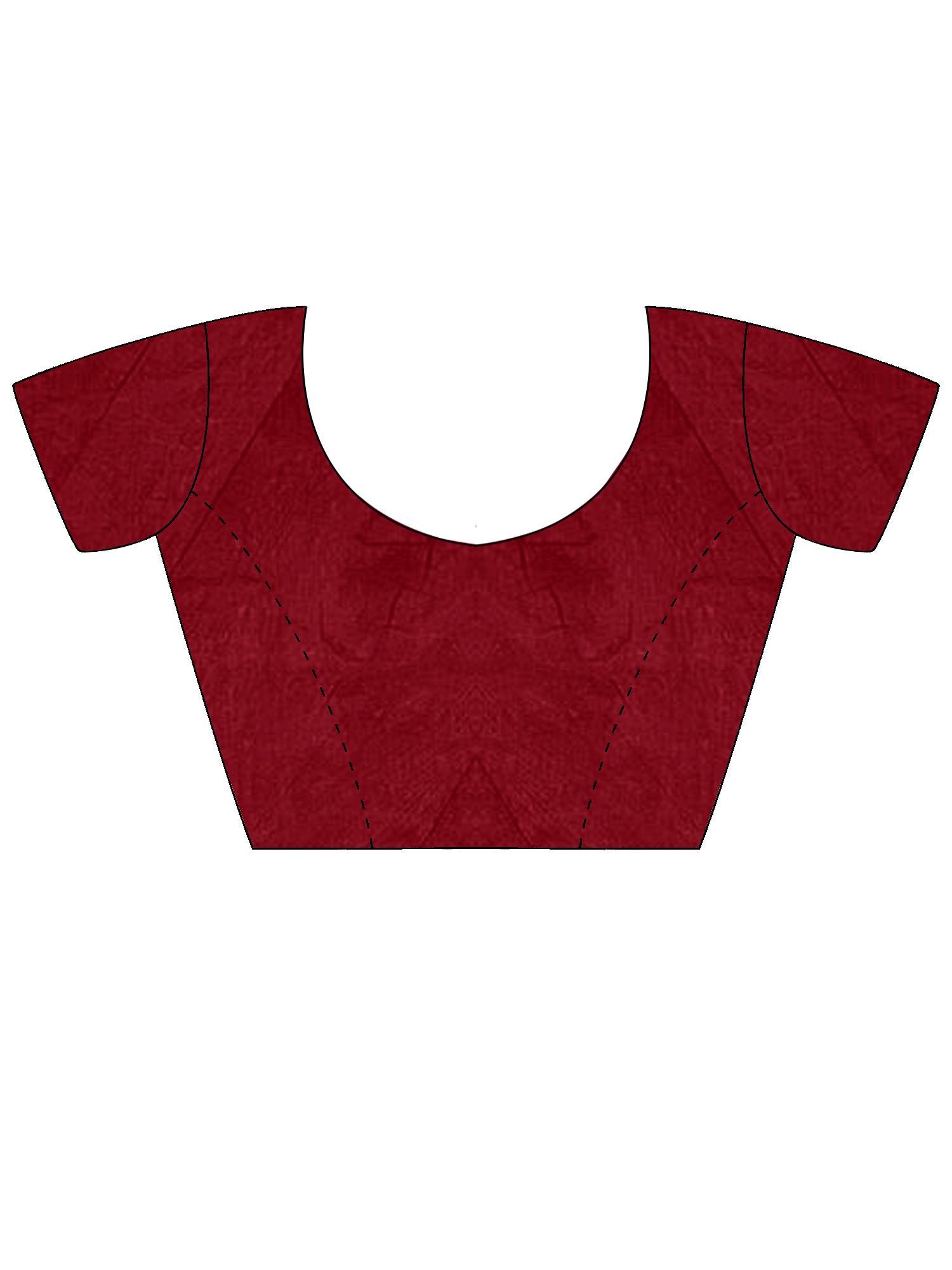 Women's Satin Silk Maroon Embellished Designer Saree With Blouse Piece