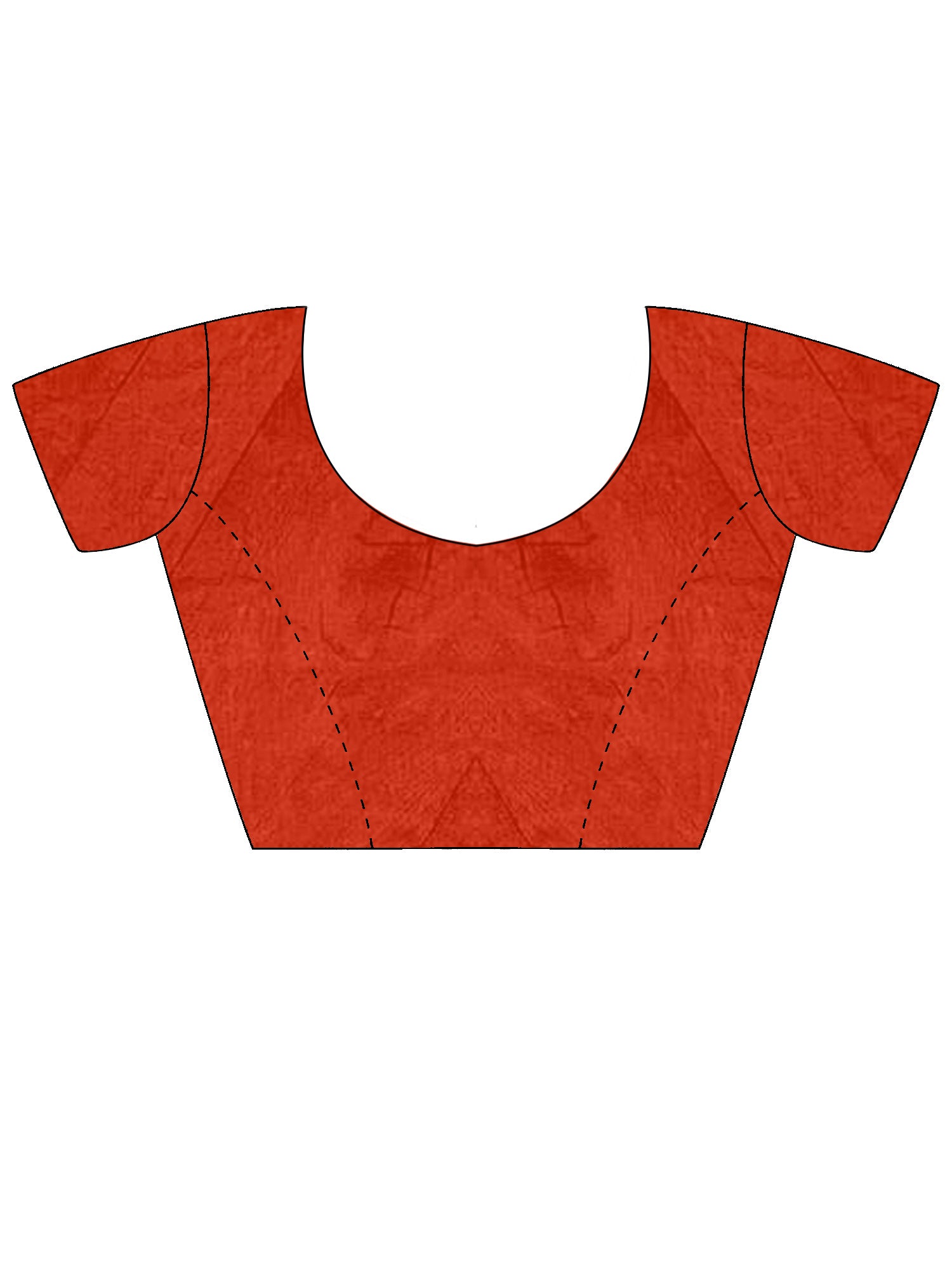 Women's Satin Silk Orange Embellished Designer Saree With Blouse Piece