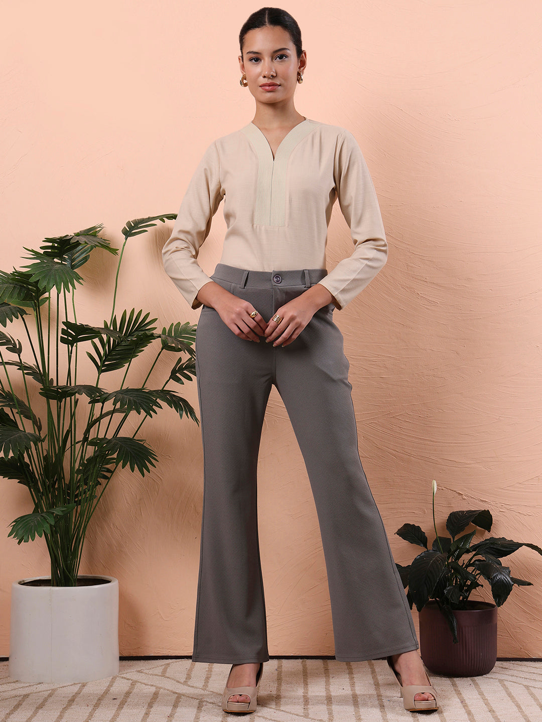 top with professional relaxed fit v neck 2