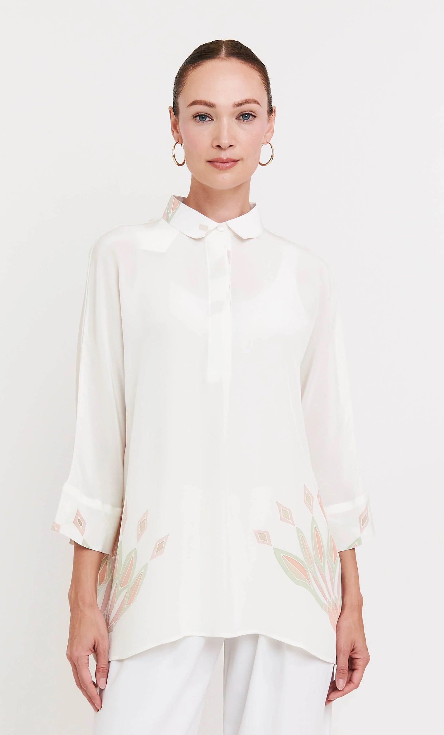 Women's Roman Silk Blend Co-Ords (Top Only)