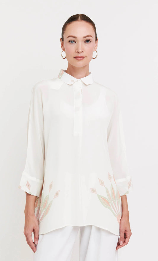 Women's Roman Silk Blend Co-Ords (Top Only)