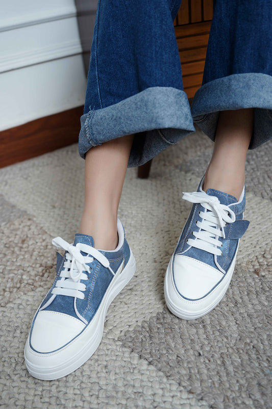 Blue Smart Casual  Shoes