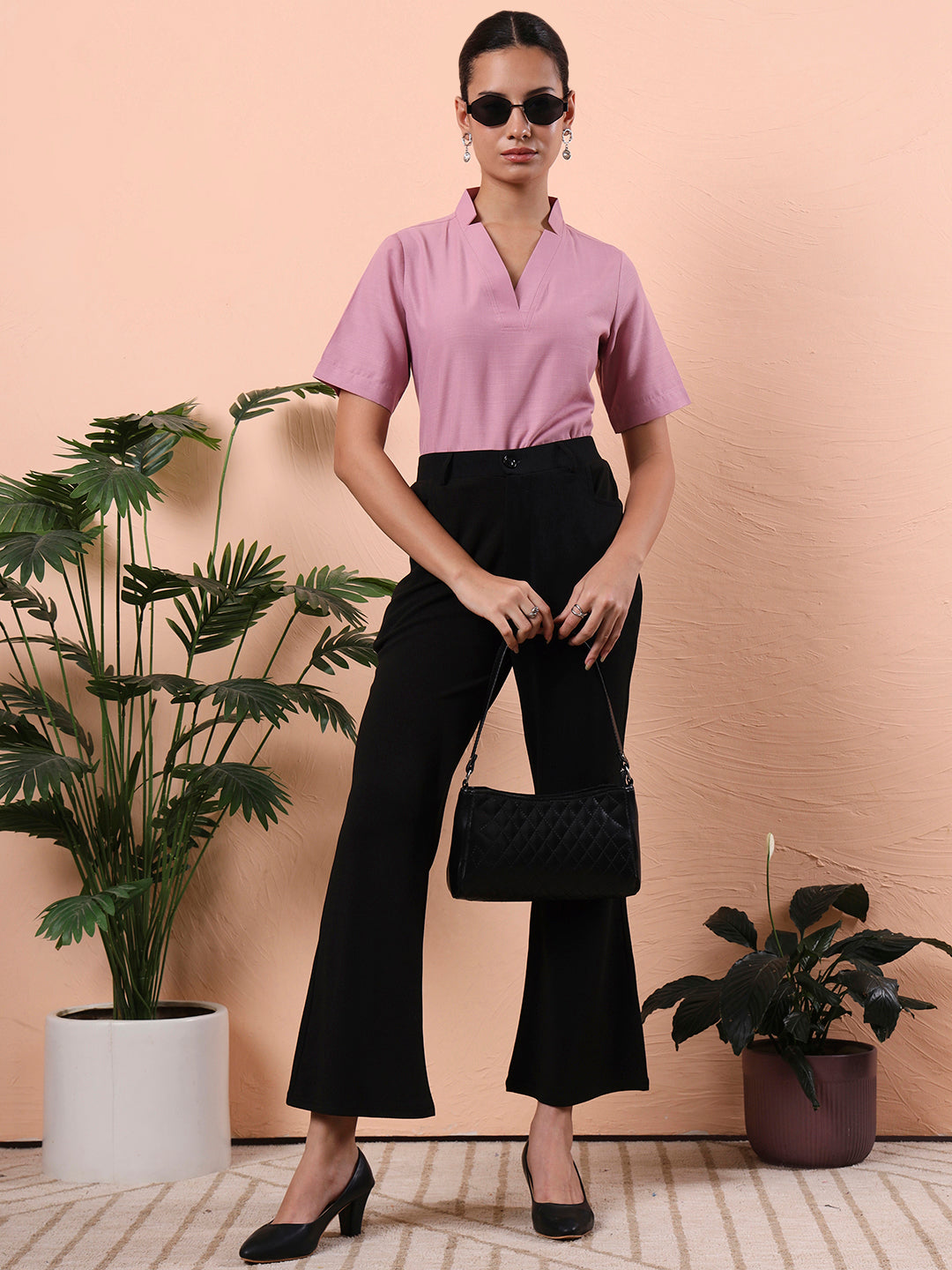 the lifestyle co olive v neck shirt style top