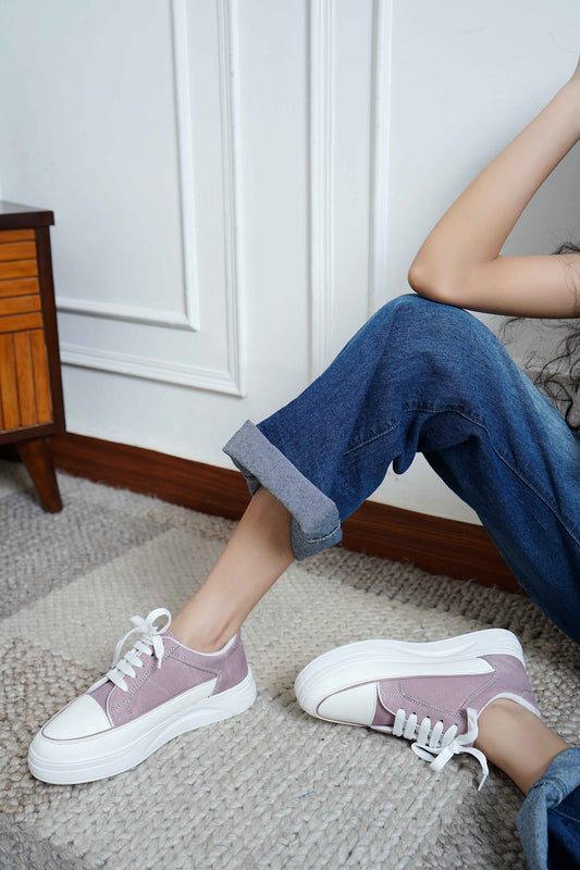 Peach Smart Casual  Shoes