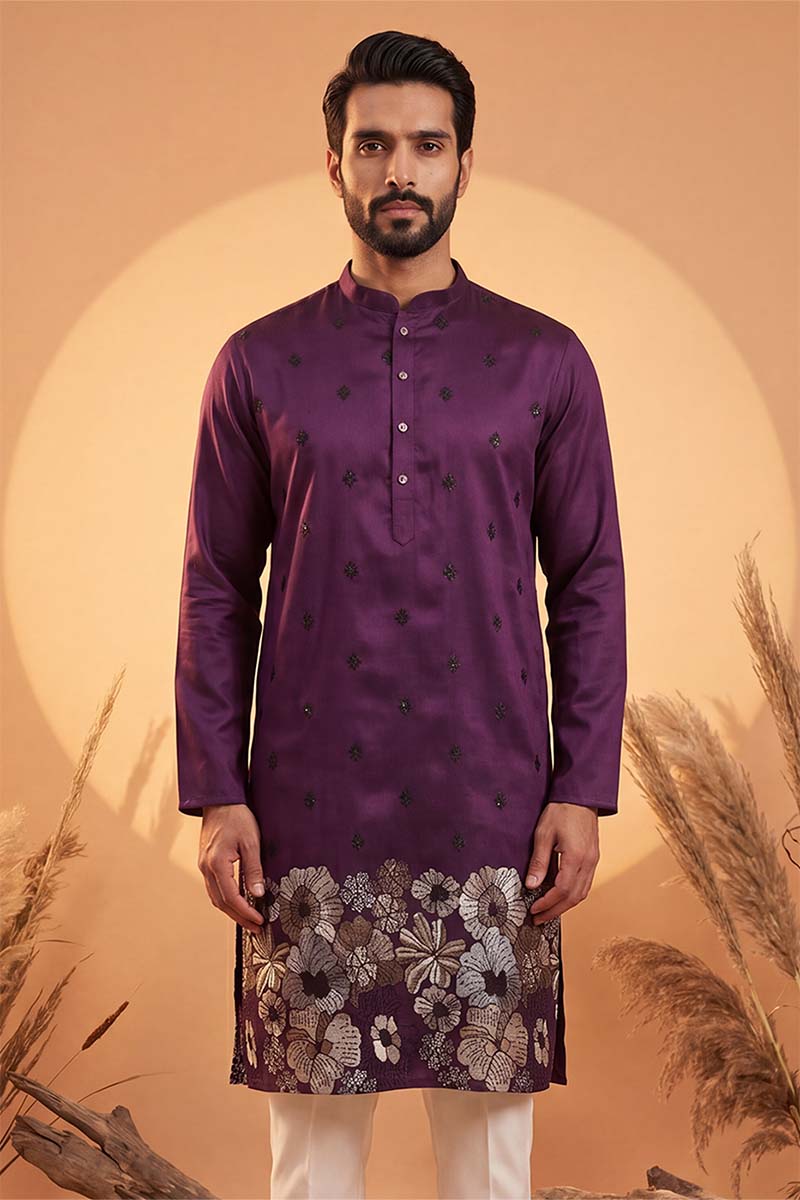 ethnic-bay-mens-violet-silk-blend-solid-embroidered-kurta-with-trousers-mkset2104