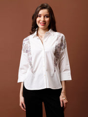 athena immutable applique cotton shirt style top 3