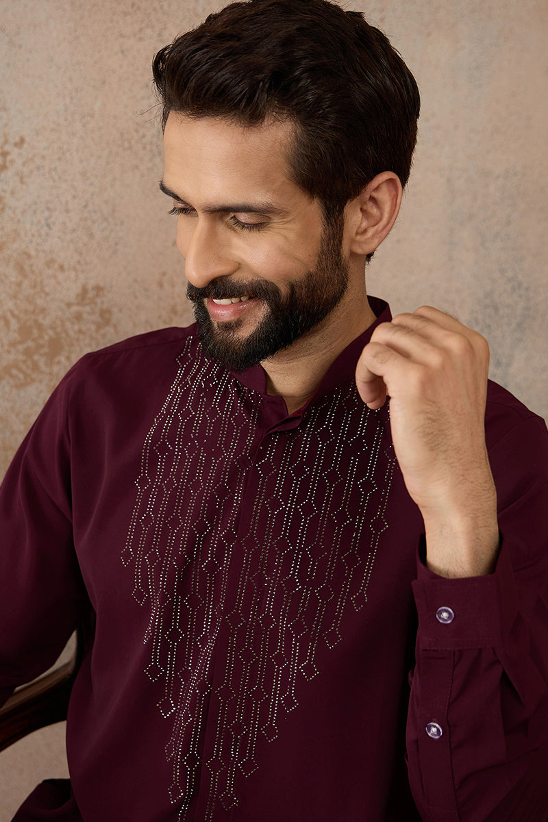 ethnic-bay-men-maroon-silk-blend-ethnic-motifs-printed-kurta-with-trouser-mkset2390