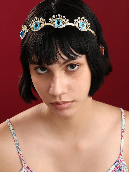 SOHI - Jeweled Crown: The Glamorous Embellished Hairband
