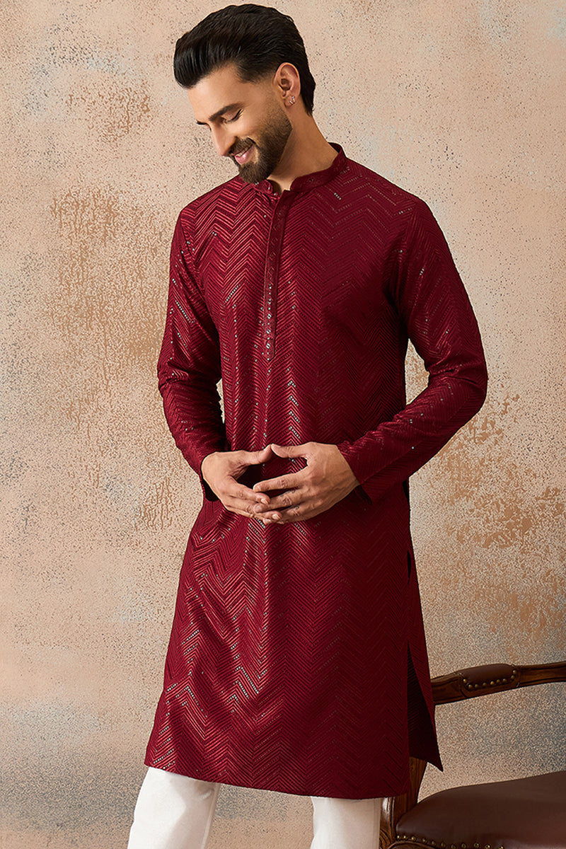 ethnic-bay-maroon-rayon-embroidered-straight-kurta-with-trousers-mkset2188