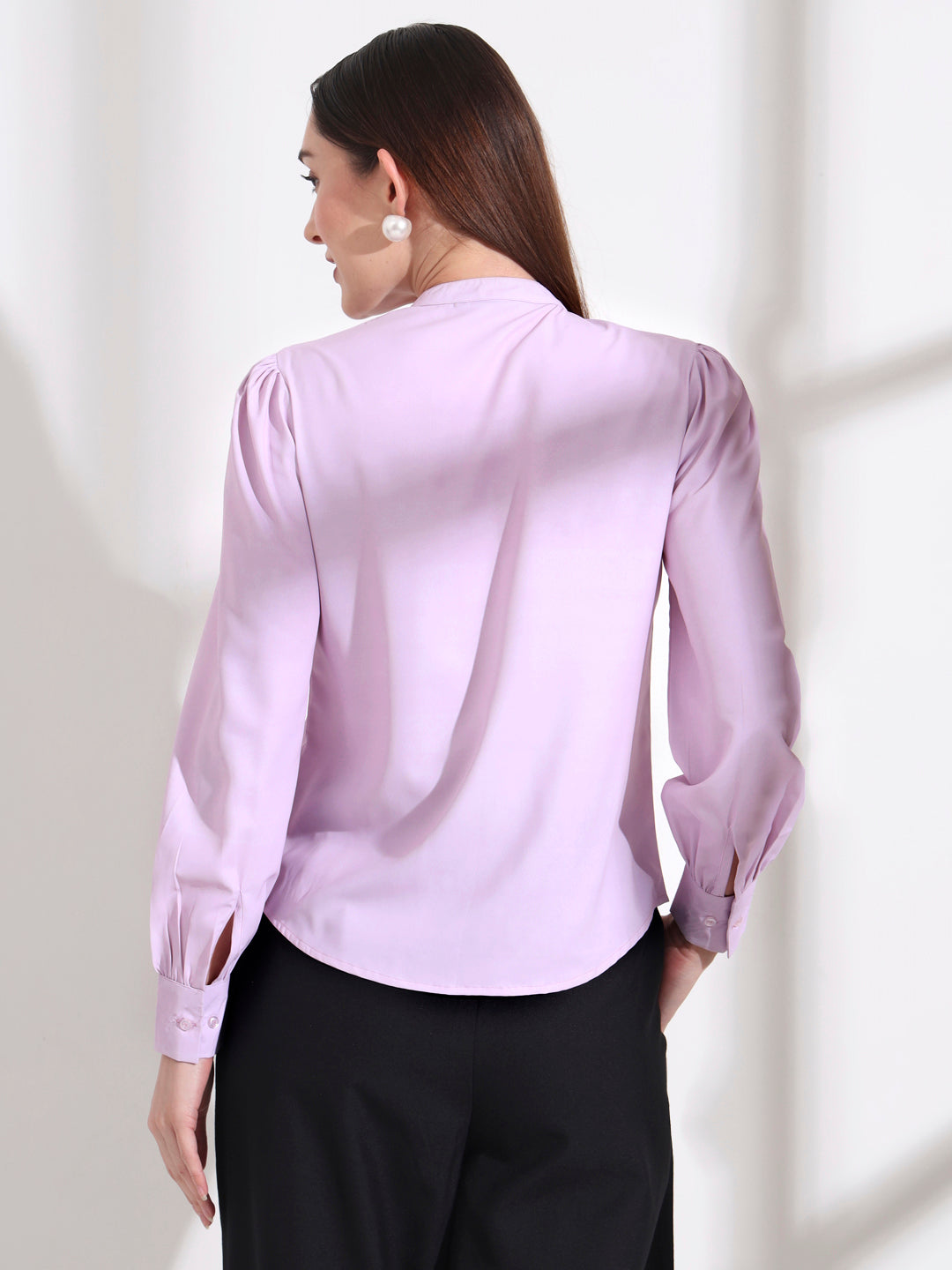 womens pleated formal shirts 4