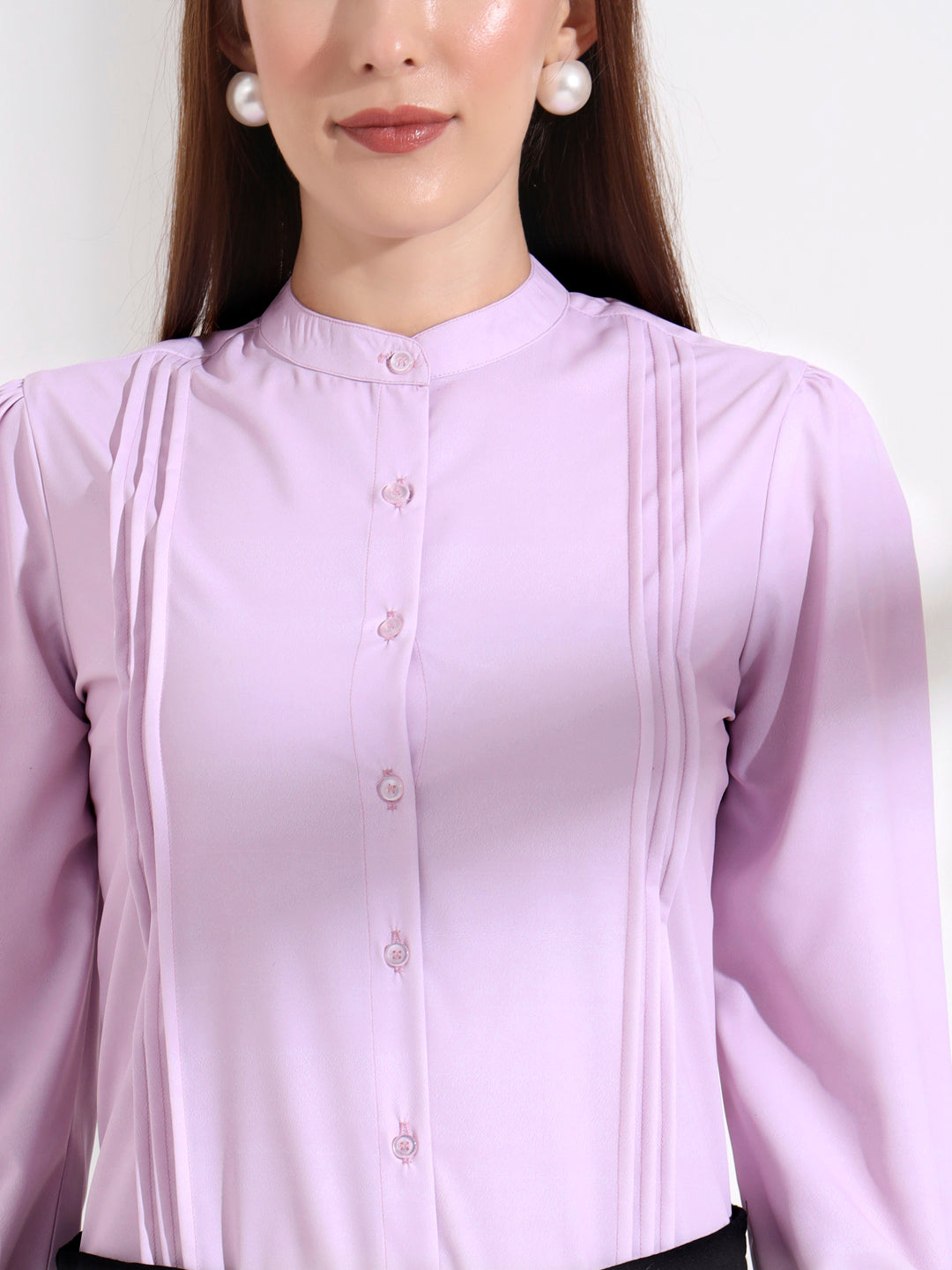 womens pleated formal shirts 4