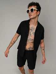 Textured Graph Check Co-Ord Set