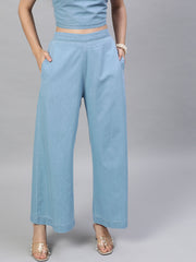 Denim Parallel Trousers