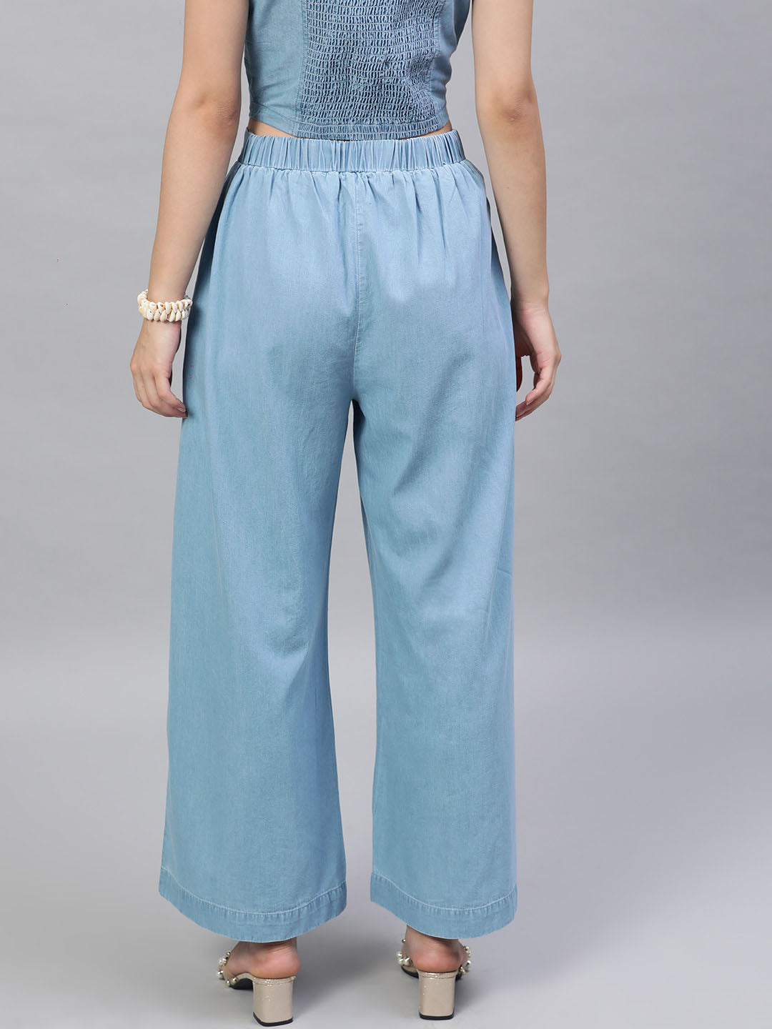 Denim Parallel Trousers
