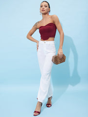 athena strapless tube crop top 1