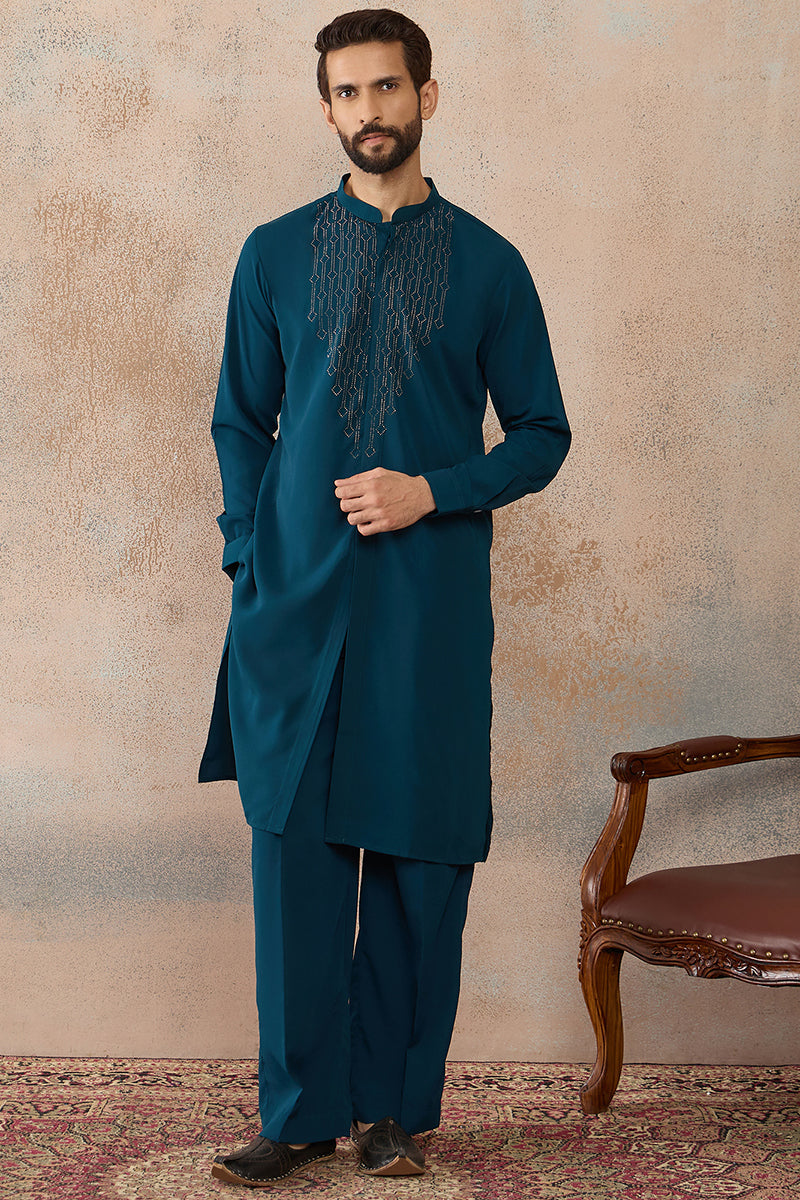 ethnic-bay-men-blue-viscose-rayon-ethnic-motifs-printed-kurta-with-trouser-mkset2389