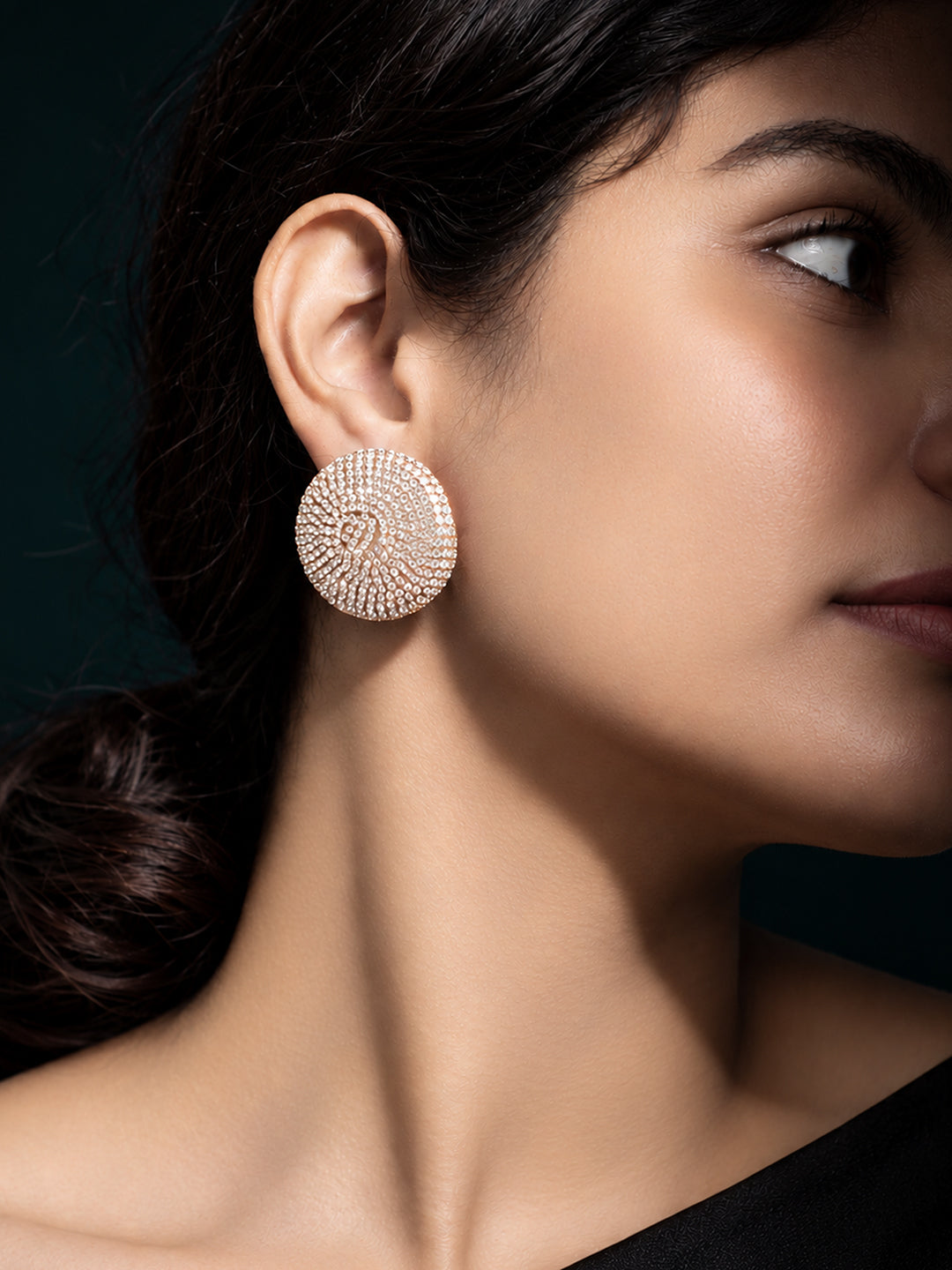 The Aura Dome Stud Earrings