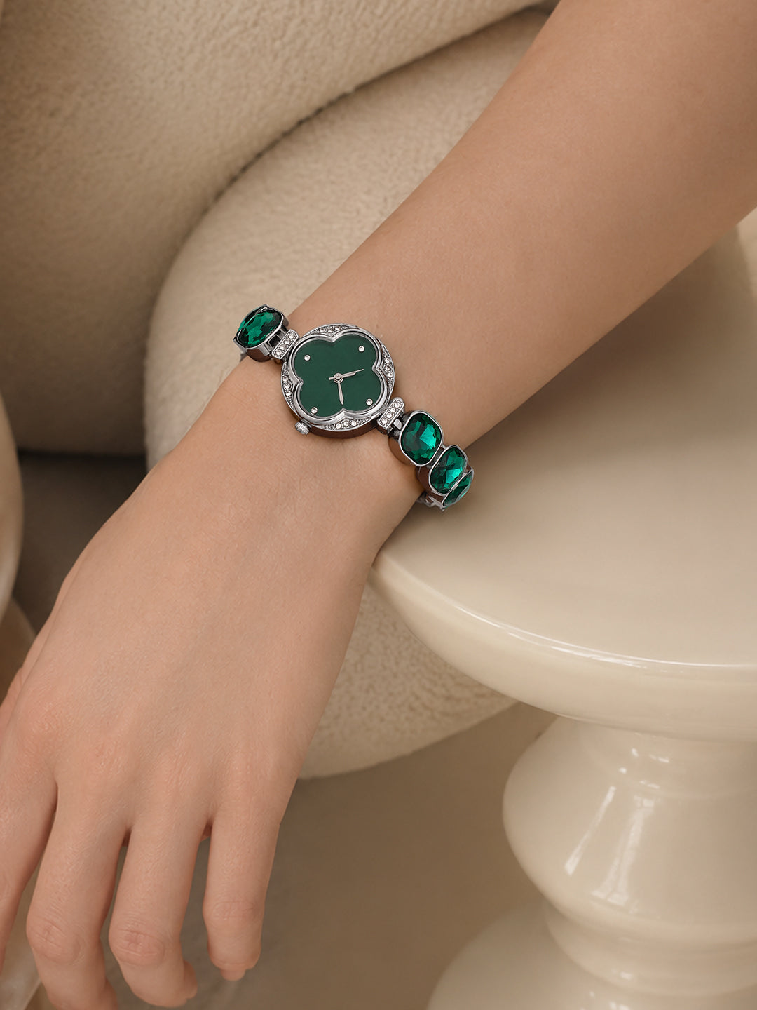 The Meadow Bracelet Watch - Silver