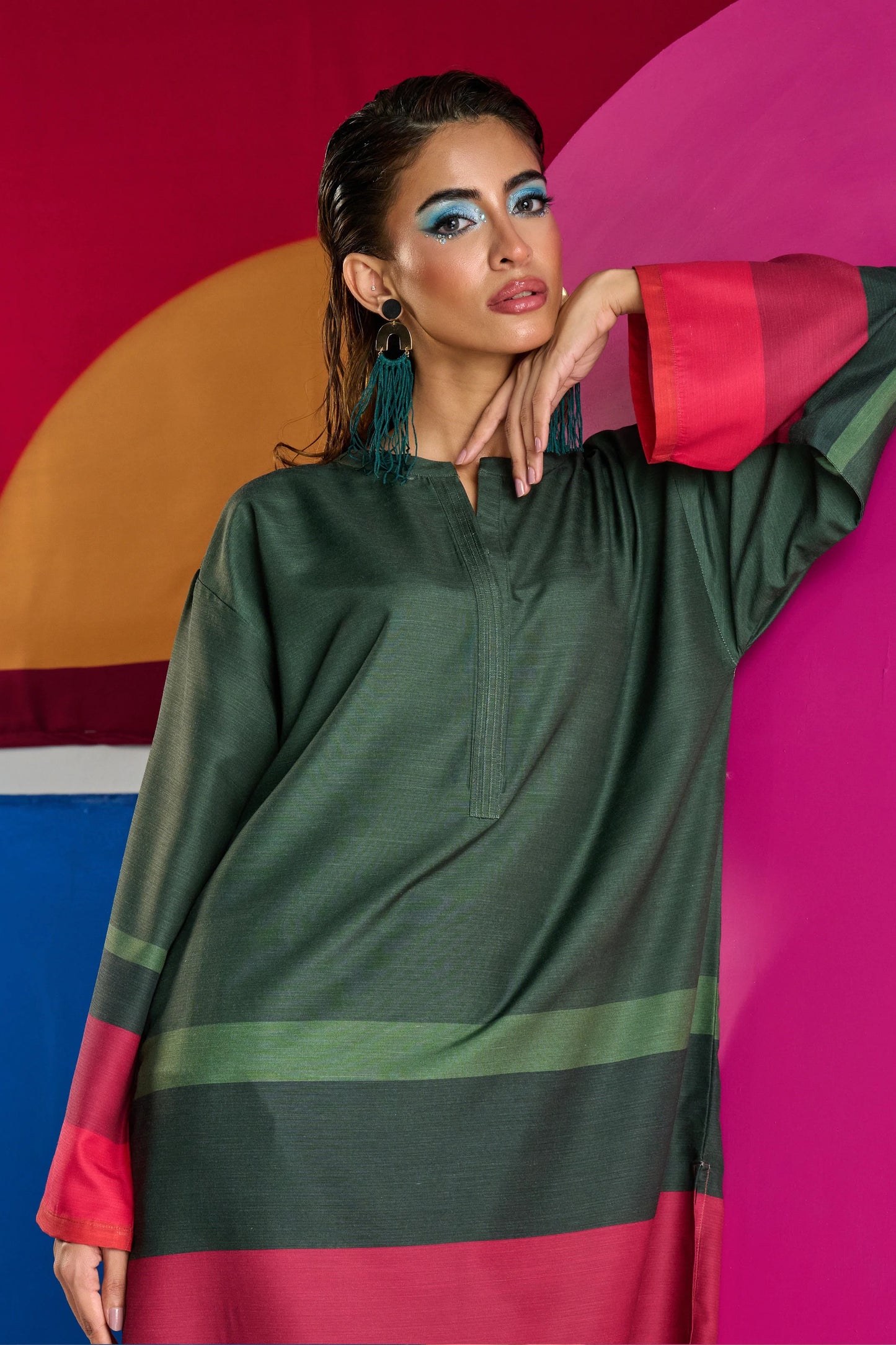 Women's Cotton Satin Blend Co-Ords