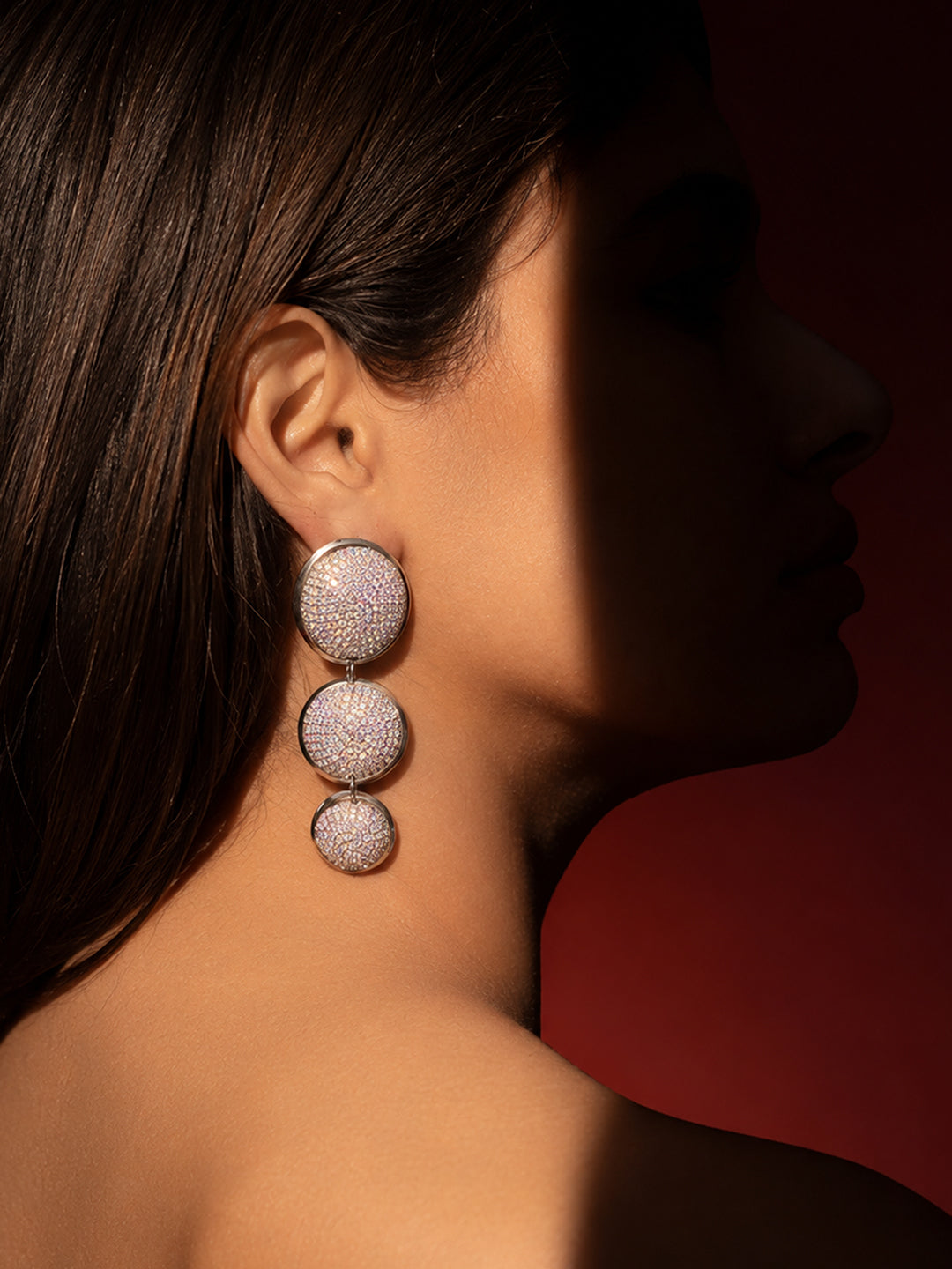 The Lunar Cascade Earrings